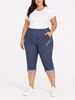 Picture of CURVY GIRL STRETCH BERMUDA ELASTICATED WAIST